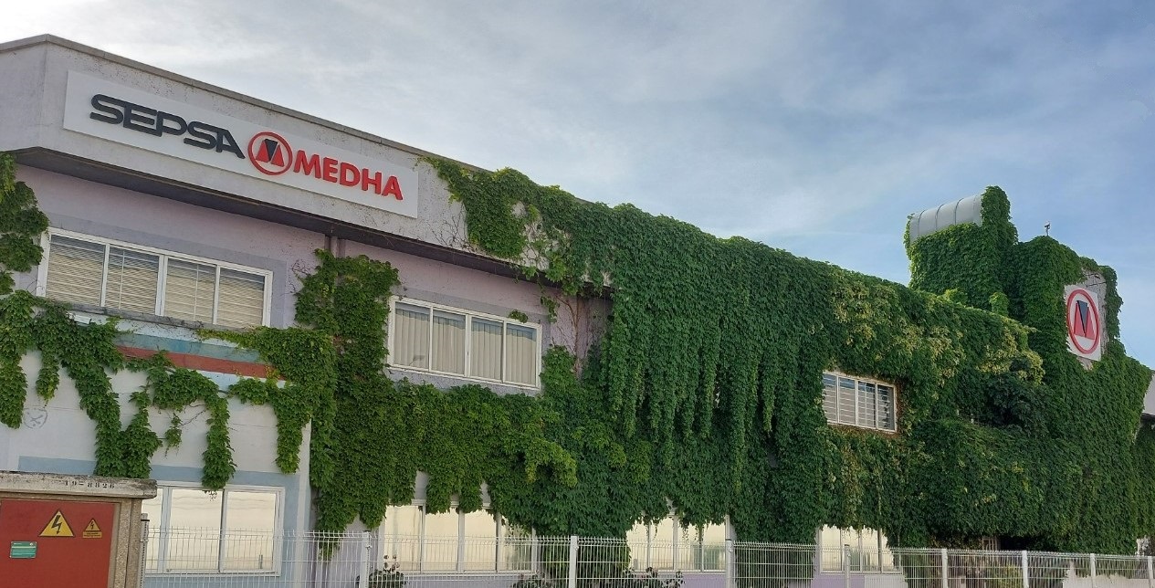 imagen de la fachada de las instalaciones de Sepsa Medha